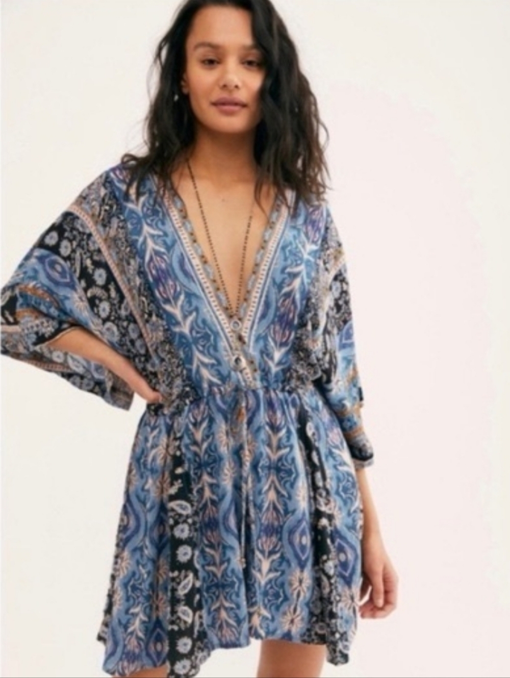 Free People Mixed Emotions Romper